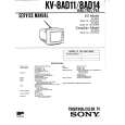 SONY KV-8AD14 Owner's Manual cover photo