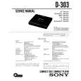 SONY D303 Service Manual cover photo
