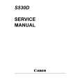 CANON S530D Service Manual cover photo