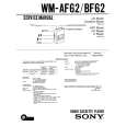 SONY WMAF62 Service Manual cover photo