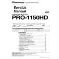 PIONEER PRO-1150HD/KUCXC Service Manual cover photo