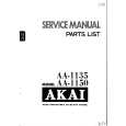 AKAI AA-1135 Service Manual cover photo