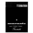 MARANTZ TT-2020 Service Manual cover photo