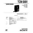 SONY TCM-S68V Service Manual cover photo