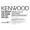 KENWOOD KDC-MP225B Owner's Manual cover photo