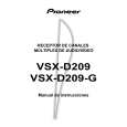 PIONEER VSX-D209(-G) Owner's Manual cover photo