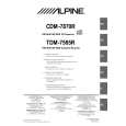 ALPINE CDM7870R Owner's Manual cover photo