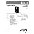 SONY TCM10 Service Manual cover photo