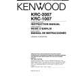 KENWOOD KRC2007 Owner's Manual cover photo