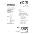 SONY MHC-1750 Service Manual cover photo