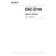 SONY DSC-D700 Service Manual cover photo