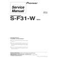 PIONEER S-F31-W/XDCN Service Manual cover photo