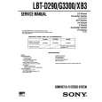 SONY LBT-XB3 Service Manual cover photo