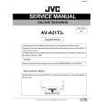 JVC AVA21T3B Service Manual cover photo