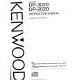 KENWOOD DP-2020 Owner's Manual cover photo