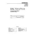 ONKYO DX7111 Owner's Manual cover photo