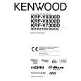 KENWOOD KRF-V7300D Owner's Manual cover photo