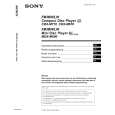 SONY CDXM670 Owner's Manual cover photo