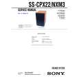 SONY SSNXM3 Service Manual cover photo