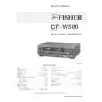 FISHER CR-W580 Service Manual cover photo