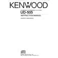 KENWOOD UD505 Owner's Manual cover photo