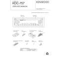 KENWOOD KDC757 Service Manual cover photo