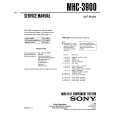 SONY MHC-3900 Service Manual cover photo