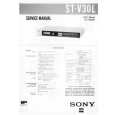 SONY STV30L Service Manual cover photo