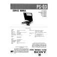 SONY PS-Q3 Service Manual cover photo