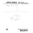 SONY KVB14P1 Service Manual cover photo