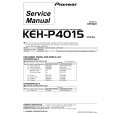 PIONEER KEH-P4015-3 Service Manual cover photo