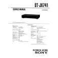 SONY ST-JX741 Service Manual cover photo