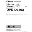 PIONEER DVD-D7563/ZUCKFP Service Manual cover photo