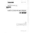 TOSHIBA VW30 Service Manual cover photo