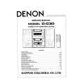 DENON DC30 Owner's Manual cover photo