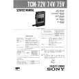 SONY TCM72V Service Manual cover photo