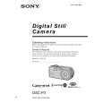 SONY DSCP3 Owner's Manual cover photo
