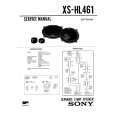 SONY XSHL461 Service Manual cover photo