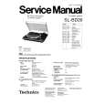 TECHNICS SLBD20 Service Manual cover photo