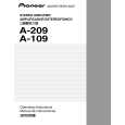 PIONEER A-209/SDFXJ Owner's Manual cover photo