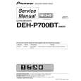 PIONEER DEH-P8080BT/XF/BR Service Manual cover photo