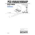 SONY PCGV505AX Service Manual cover photo