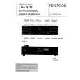 KENWOOD DP470 Service Manual cover photo