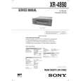 SONY XR4890 Service Manual cover photo