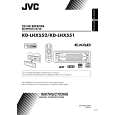 JVC KDLHX551 Owner's Manual cover photo