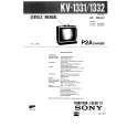 SONY KV1331 Service Manual cover photo