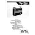 SONY TFM-1500L Service Manual cover photo