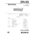 SONY DPA300 Service Manual cover photo