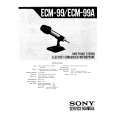 SONY ECM99 Service Manual cover photo