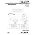 SONY TCM473V Service Manual cover photo